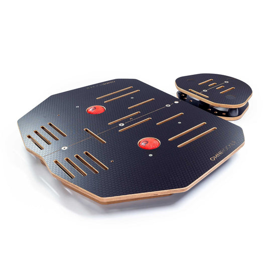 Omnirocker Compact 2 part Rocker Plate with adjustable front Rocking  deck.