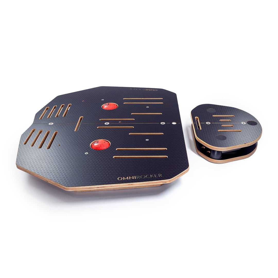 Omnirocker Compact 2 part Rocker Plate with adjustable front Rocking  deck.